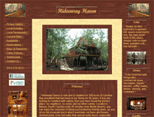 Tablet Screenshot of hideawayhaven.net
